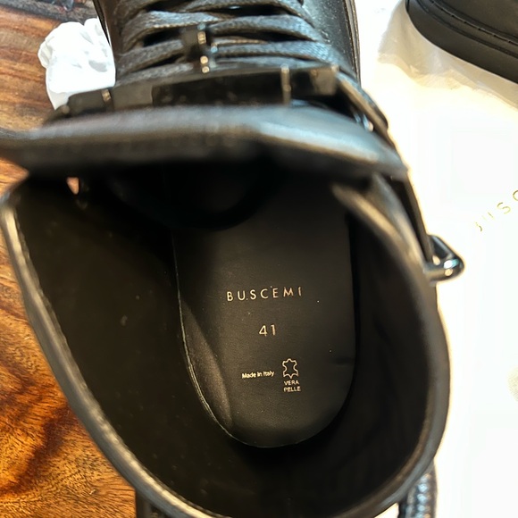 Black Buscemi High Tops - Brand NEW - Picture 4 of 5